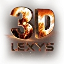 3D lexys — логотип
