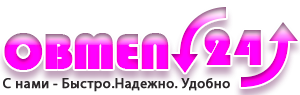 OBMEN24.ONLINE   -  безопасный обмен денежных средств — логотип