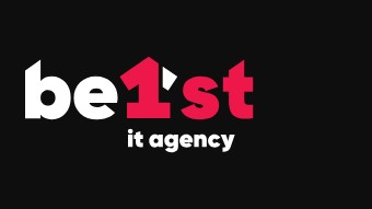 Веб-студия Be1st — логотип